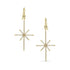 diamond delicate northstar earring, in white diamonds and yellow gold <span class='visuallyhidden'>Call, text 323-404-2959 for shopping help.</span>